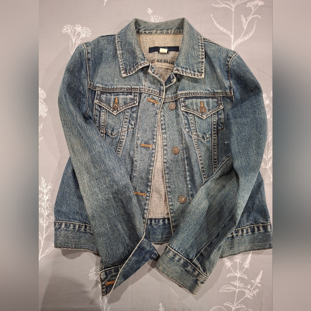Gap Denim Jacket with Button Details